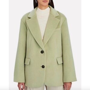NWOT Apparis Celine Single Breasted Blazer in Faux Wool S